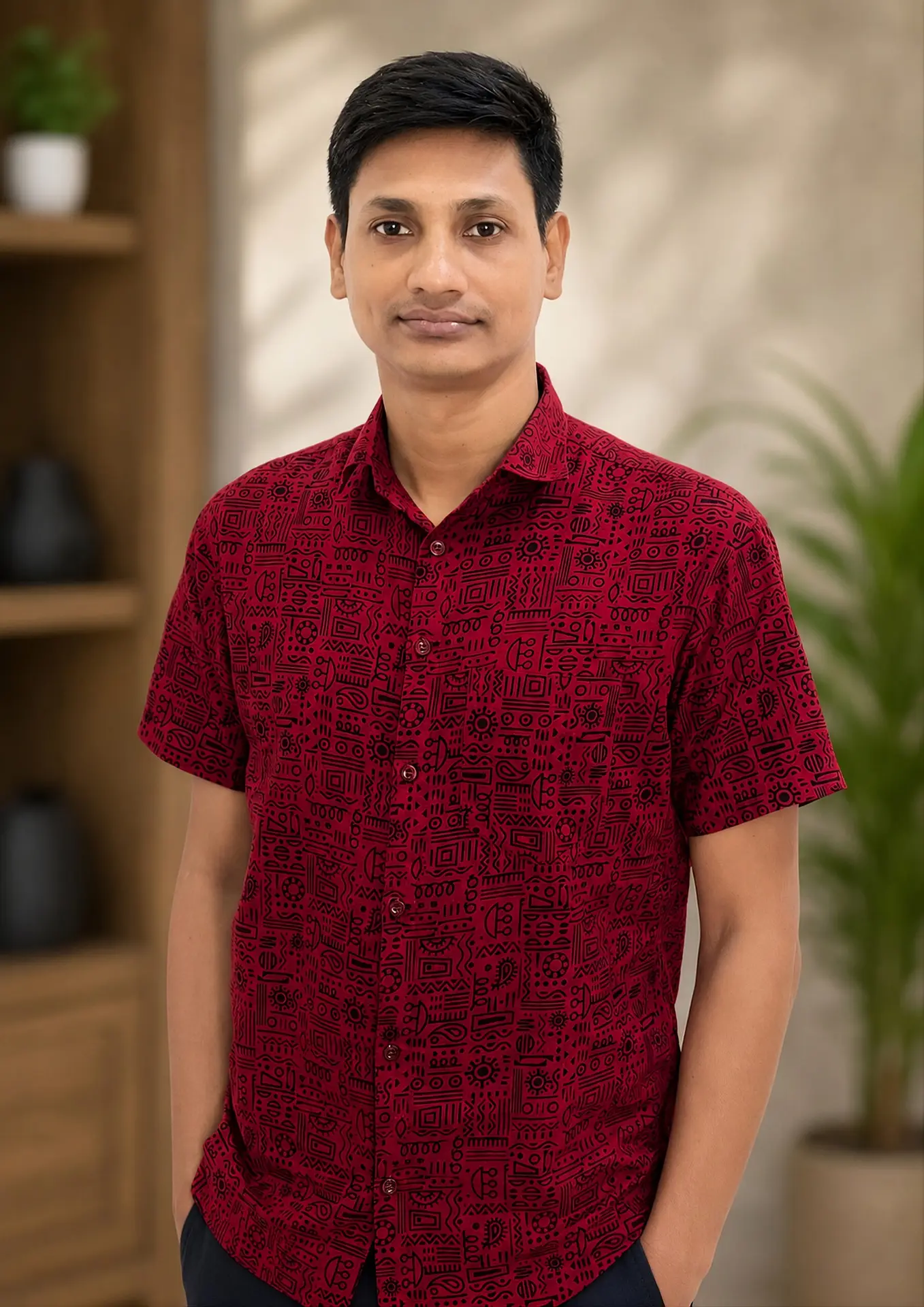 Stylish Printed Half Sleeve Shirt for Men - Image 2